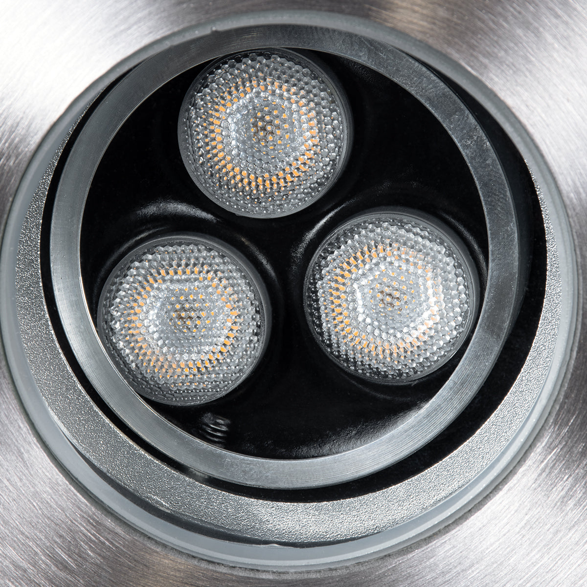 UNDERWATER-LUNTA 90401 Υποβρύχιο Χωνευτό Κινούμενο Φωτιστικό Σποτ Ειδικό για Σιντριβάνια LED 12W 1080lm 60° DC 24V Αδιάβροχο IP68 Φ12 x Υ13cm Θερμό Λευκό 2700K - Ανοξείδωτο Ατσάλι