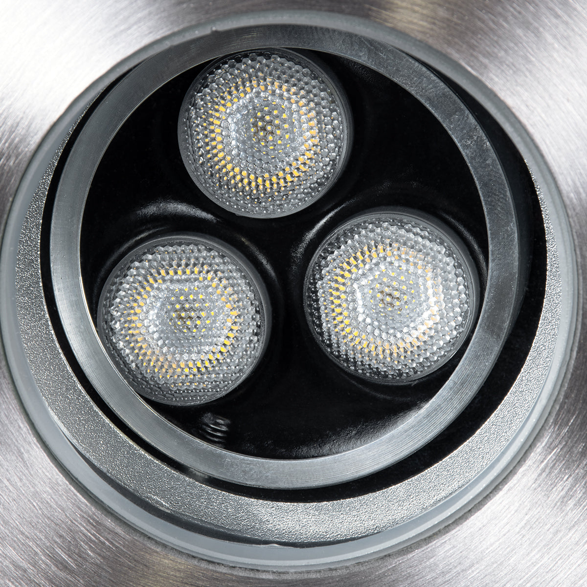 UNDERWATER-LUNTA 90402 Υποβρύχιο Χωνευτό Κινούμενο Φωτιστικό Σποτ Ειδικό για Σιντριβάνια LED 12W 1200lm 60° DC 24V Αδιάβροχο IP68 Φ12 x Υ13cm Ψυχρό Λευκό 6000K - Ανοξείδωτο Ατσάλι