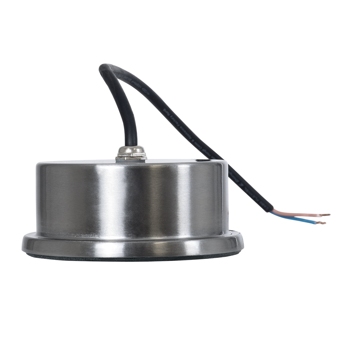 UNDERWATER-LURE 90407 Υποβρύχιο Χωνευτό Φωτιστικό Σποτ Ειδικό για Σιντριβάνια - Πισίνες - Τζακούζι LED 12W 1080lm 120° DC 24V Αδιάβροχο IP68 Φ12 x Υ5cm Θερμό Λευκό 2700K - Ανοξείδωτο Ατσάλι