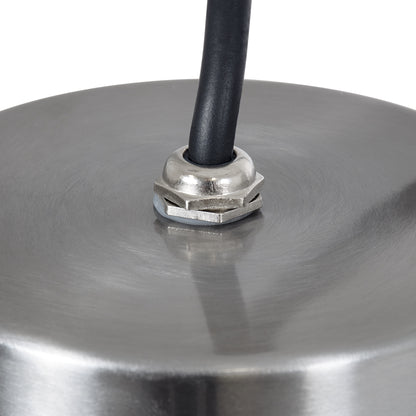 UNDERWATER-LURE 90407 Υποβρύχιο Χωνευτό Φωτιστικό Σποτ Ειδικό για Σιντριβάνια - Πισίνες - Τζακούζι LED 12W 1080lm 120° DC 24V Αδιάβροχο IP68 Φ12 x Υ5cm Θερμό Λευκό 2700K - Ανοξείδωτο Ατσάλι