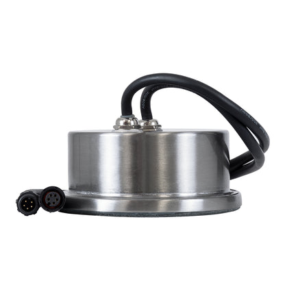 UNDERWATER-LURE 90409 Υποβρύχιο Χωνευτό Φωτιστικό Σποτ Ειδικό για Σιντριβάνια - Πισίνες - Τζακούζι LED 12W 1020lm 60° DC 24V Αδιάβροχο IP68 Φ10 x Υ7.5cm RGBW DMX512 - Ανοξείδωτο Ατσάλι