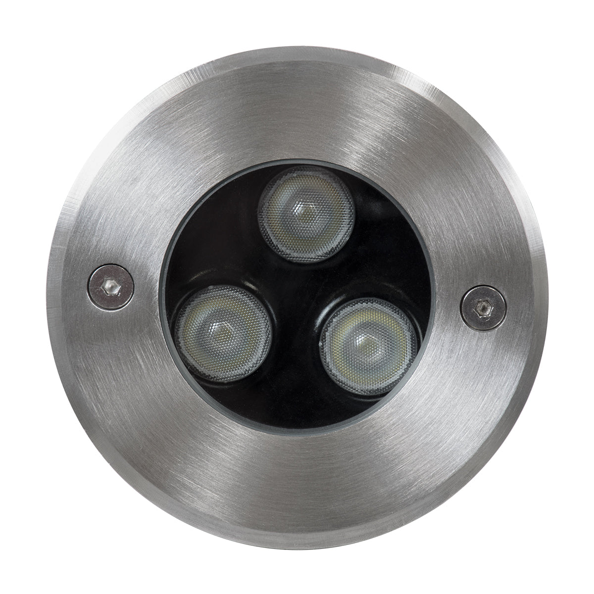 UNDERWATER-HUNI 90416 Υποβρύχιο Χωνευτό Φωτιστικό Σποτ Ειδικό για Σιντριβάνια LED 3W 255lm 30° DC 24V Αδιάβροχο IP68 Φ10 x Υ7.5cm RGBW DMX512 - Ανοξείδωτο Ατσάλι