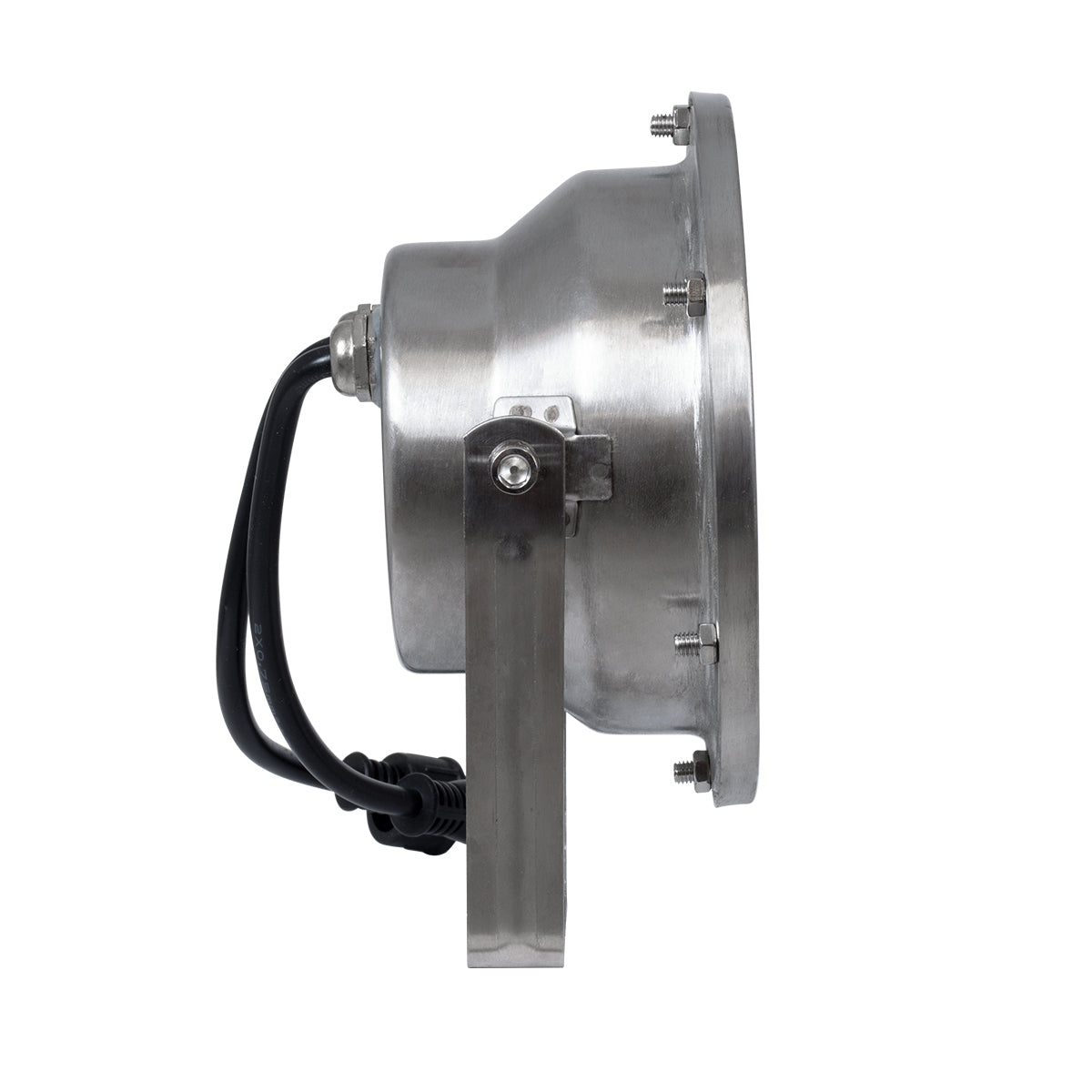 UNDERWATER-JERRY 90425 Υποβρύχιο Επιφανειακό Σποτ για Σιντριβάνια/Πισίνες LED 12W 1020lm 30° DC 24V Αδιάβροχο IP68 RGBW DMX512 Dimmable - Ανοξείδωτο Ατσάλι 304 - Μ14.5 x Π7 x Υ19