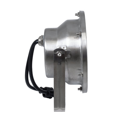 UNDERWATER-JERRY 90425 Υποβρύχιο Επιφανειακό Σποτ για Σιντριβάνια/Πισίνες LED 12W 1020lm 30° DC 24V Αδιάβροχο IP68 RGBW DMX512 Dimmable - Ανοξείδωτο Ατσάλι 304 - Μ14.5 x Π7 x Υ19