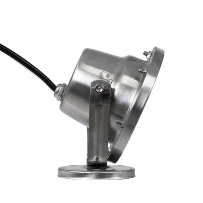 UNDERWATER-DEDY 90426 Υποβρύχιο Επιφανειακό Φωτιστικό Σποτ Ειδικό για Σιντριβάνια - Πισίνες - Τζακούζι LED 6W 540lm 30° DC 24V Αδιάβροχο IP68 Μ12 x Π7.5 x Υ14.5cm Θερμό Λευκό 2700K - Ανοξείδωτο Ατσάλι SS304