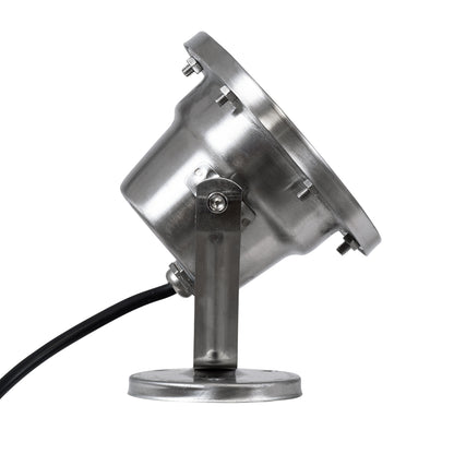 UNDERWATER-DEDY 90426 Υποβρύχιο Επιφανειακό Φωτιστικό Σποτ Ειδικό για Σιντριβάνια - Πισίνες - Τζακούζι LED 6W 540lm 30° DC 24V Αδιάβροχο IP68 Μ12 x Π7.5 x Υ14.5cm Θερμό Λευκό 2700K - Ανοξείδωτο Ατσάλι SS304