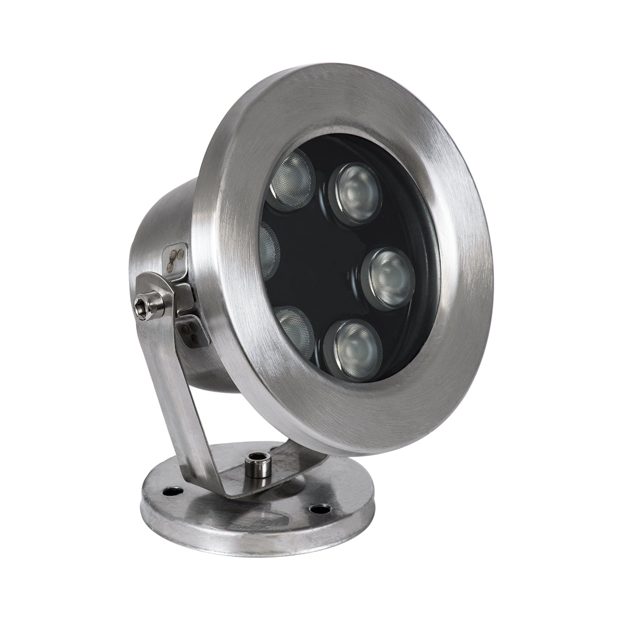 UNDERWATER-DEDY 90428 Υποβρύχιο Επιφανειακό Φωτιστικό Σποτ Ειδικό για Σιντριβάνια - Πισίνες - Τζακούζι LED 6W 510lm 30° DC 24V Αδιάβροχο IP68 Μ12 x Π7.5 x Υ14.5cm RGBW DMX512 - Ανοξείδωτο Ατσάλι SS304