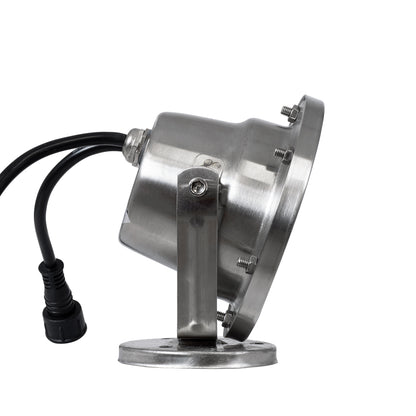 UNDERWATER-DEDY 90428 Υποβρύχιο Επιφανειακό Φωτιστικό Σποτ Ειδικό για Σιντριβάνια - Πισίνες - Τζακούζι LED 6W 510lm 30° DC 24V Αδιάβροχο IP68 Μ12 x Π7.5 x Υ14.5cm RGBW DMX512 - Ανοξείδωτο Ατσάλι SS304