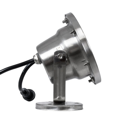 UNDERWATER-DEDY 90428 Υποβρύχιο Επιφανειακό Φωτιστικό Σποτ Ειδικό για Σιντριβάνια - Πισίνες - Τζακούζι LED 6W 510lm 30° DC 24V Αδιάβροχο IP68 Μ12 x Π7.5 x Υ14.5cm RGBW DMX512 - Ανοξείδωτο Ατσάλι SS304