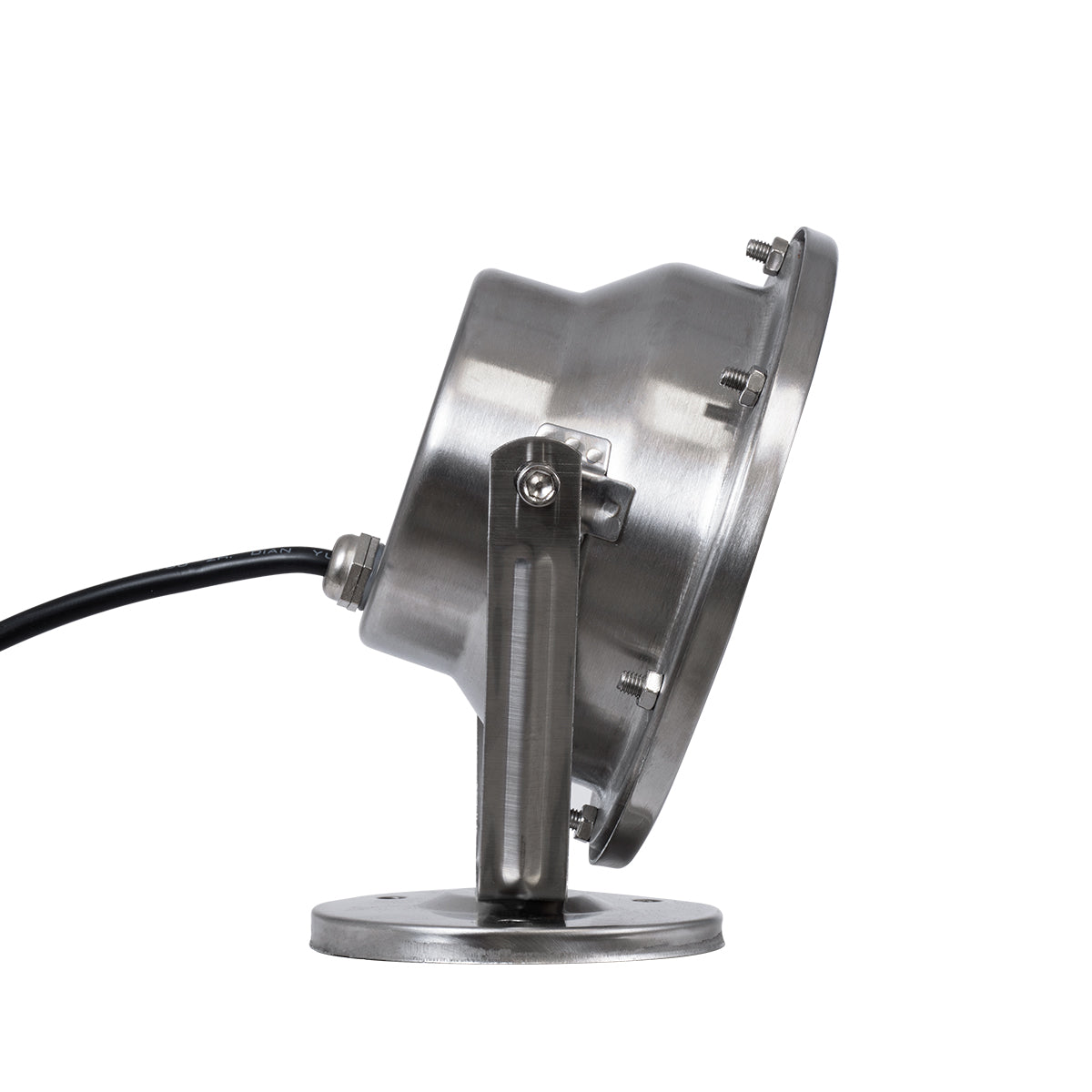 UNDERWATER-DENIS 90429 Υποβρύχιος Προβολέας Σποτ για Σιντριβάνια/Πισίνες LED 12W 1080lm 30° DC 24V Αδιάβροχο IP68 Θερμό Λευκό 2700K Dimmable - Ανοξείδωτο Ατσάλι 304 - Μ14.5 x Π7 x Υ17