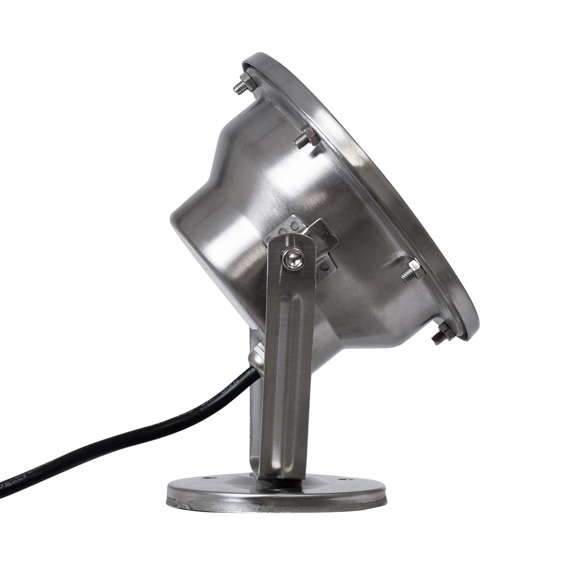 UNDERWATER-DENIS 90429 Υποβρύχιος Προβολέας Σποτ για Σιντριβάνια/Πισίνες LED 12W 1080lm 30° DC 24V Αδιάβροχο IP68 Θερμό Λευκό 2700K Dimmable - Ανοξείδωτο Ατσάλι 304 - Μ14.5 x Π7 x Υ17