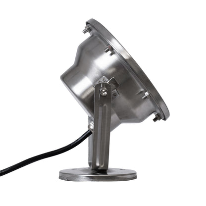 UNDERWATER-DENIS 90429 Υποβρύχιος Προβολέας Σποτ για Σιντριβάνια/Πισίνες LED 12W 1080lm 30° DC 24V Αδιάβροχο IP68 Θερμό Λευκό 2700K Dimmable - Ανοξείδωτο Ατσάλι 304 - Μ14.5 x Π7 x Υ17