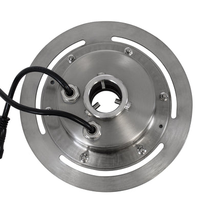 UNDERWATER-DENIS 90434 Υποβρύχιο Χωνευτό Φωτιστικό Σποτ Ειδικό για Σιντριβάνια - Πισίνες - Τζακούζι LED 9W 765lm 30° DC 24V Αδιάβροχο IP68 Φ21 x Υ7.5cm RGBW DMX512 - Ανοξείδωτο Ατσάλι SS304