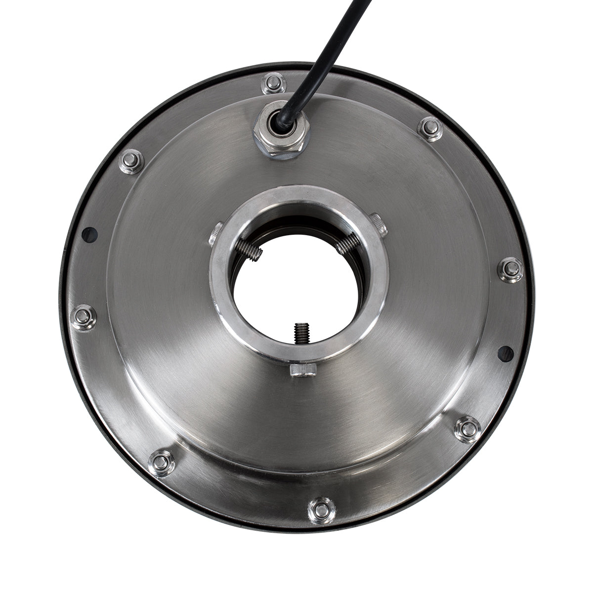 UNDERWATER-DENIS 90438 Υποβρύχιο Χωνευτό Φωτιστικό Σποτ Ειδικό για Σιντριβάνια - Πισίνες - Τζακούζι LED 12W 1080lm 30° DC 24V Αδιάβροχο IP68 Φ19.5 x Υ7.5cm Θερμό Λευκό 2700K - Ανοξείδωτο Ατσάλι SS304