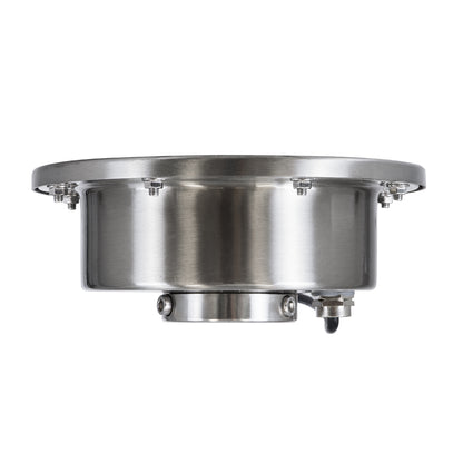 UNDERWATER-DENIS 90438 Υποβρύχιο Χωνευτό Φωτιστικό Σποτ Ειδικό για Σιντριβάνια - Πισίνες - Τζακούζι LED 12W 1080lm 30° DC 24V Αδιάβροχο IP68 Φ19.5 x Υ7.5cm Θερμό Λευκό 2700K - Ανοξείδωτο Ατσάλι SS304