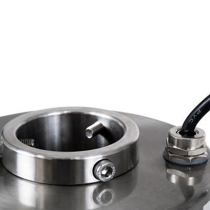 UNDERWATER-DENIS 90438 Υποβρύχιο Χωνευτό Φωτιστικό Σποτ Ειδικό για Σιντριβάνια - Πισίνες - Τζακούζι LED 12W 1080lm 30° DC 24V Αδιάβροχο IP68 Φ19.5 x Υ7.5cm Θερμό Λευκό 2700K - Ανοξείδωτο Ατσάλι SS304