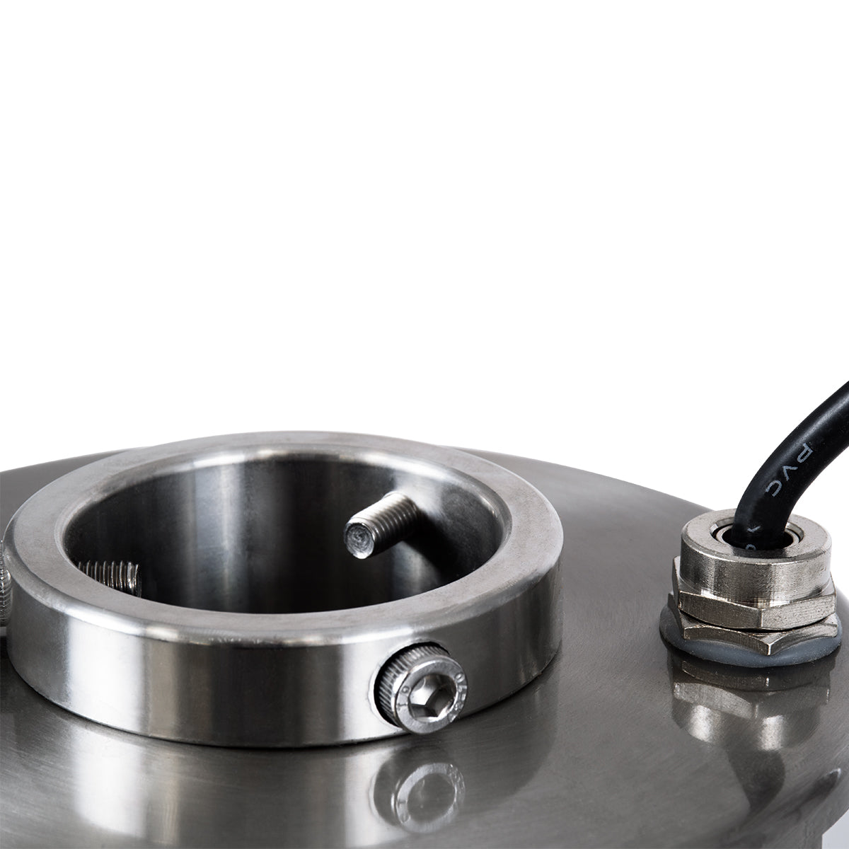 UNDERWATER-DENIS 90439 Υποβρύχιο Χωνευτό Φωτιστικό Σποτ Ειδικό για Σιντριβάνια - Πισίνες - Τζακούζι LED 12W 1200lm 30° DC 24V Αδιάβροχο IP68 Φ19.5 x Υ7.5cm Ψυχρό Λευκό 6000K - Ανοξείδωτο Ατσάλι SS304