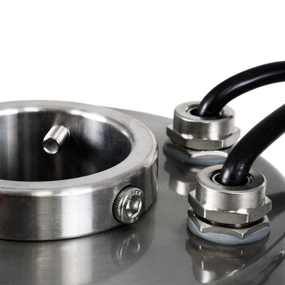 UNDERWATER-DENIS 90440 Υποβρύχιο Χωνευτό Φωτιστικό Σποτ Ειδικό για Σιντριβάνια - Πισίνες - Τζακούζι LED 12W 1020lm 30° DC 24V Αδιάβροχο IP68 Φ19.5 x Υ7.5cm RGBW DMX512 - Ανοξείδωτο Ατσάλι SS304