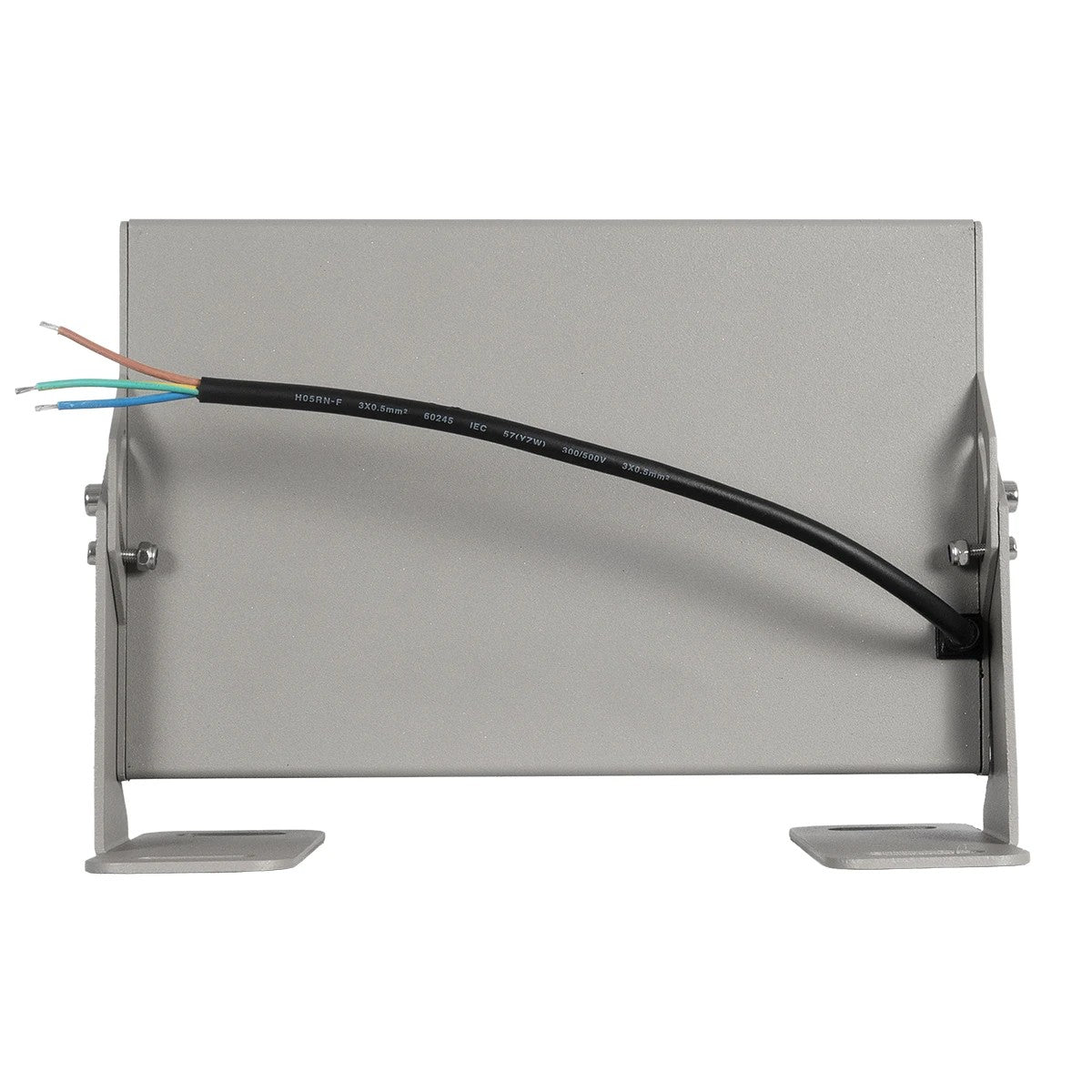 FLOODHENO 999-0263 Wall Washer LED Spotlight 24W 2040lm 30° AC 220-240V Waterproof IP67 Ultra Warm White 2200K - Bridgelux SMD Chip - Grey - L24 x W11 x 16.5