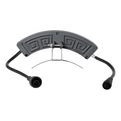 TREELIGHT-PLANTE 90456 Κυρτή Μπάρα Φωτισμού Wall Washer για Φυτά - Δέντρα LED 6W 660lm 15° DC 24V Αδιάβροχο IP65 Θερμό Λευκό 2700K Dimmable - Γκρι Ανθρακί - Μ17.5 x Π4.5 x Υ8