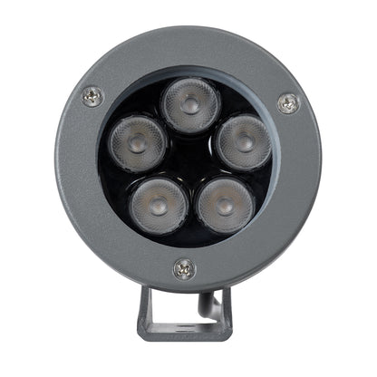 TREELIGHT-TREESPO 90469 Σποτ Φωτισμού για Φυτά - Δέντρα LED 12W 1320lm 15° DC 24V Αδιάβροχο IP65 Θερμό Λευκό 2700K Dimmable - Γκρι Ανθρακί - Μ9 x Π11 x Υ9