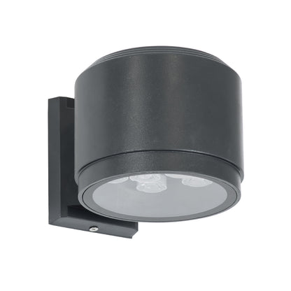 WALLLIGHT-GONA 90483 Φωτιστικό Τοίχου - Απλίκα LED 24W 2160lm 5° DC 24V Αδιάβροχο IP67 Μ13 x Π16.5 x Υ5cm Θερμό Λευκό 2700K - Γκρι Ανθρακί