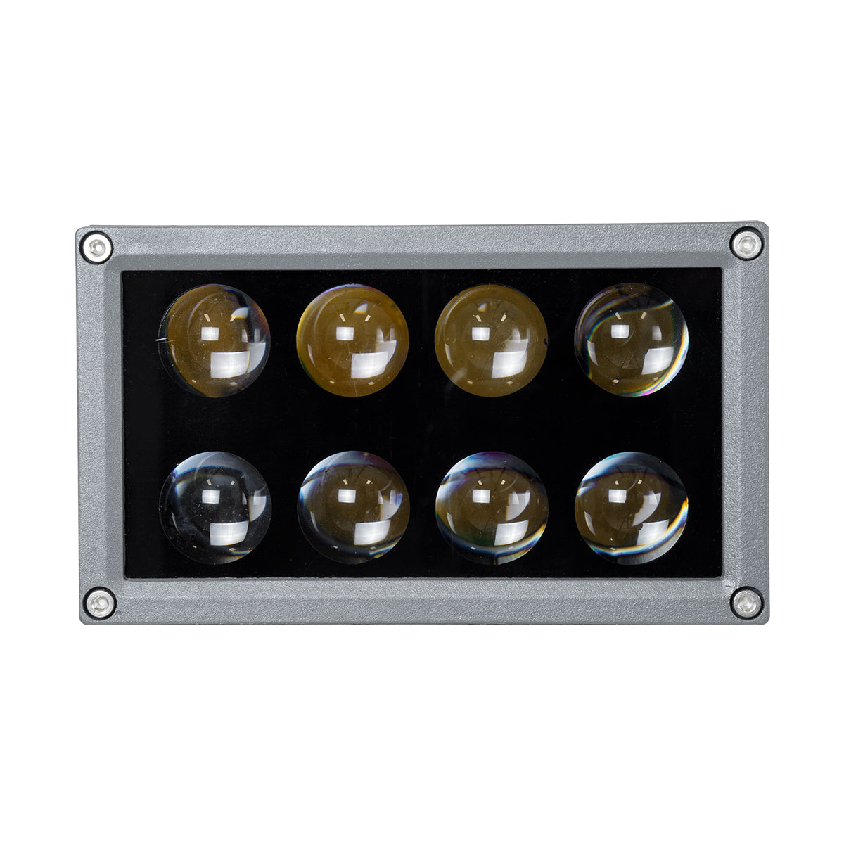 FLOOD-DENA 90486 Επιτοίχιος Προβολέας Wall Washer για Φωτισμό Κτιρίων - Απλίκα & Δαπέδου LED 16W 1520lm 5° DC 24V Αδιάβροχο IP67 Μ15.5 x Π13 x Υ9.1cm Φυσικό Λευκό 4500K - Γκρι Ανθρακί