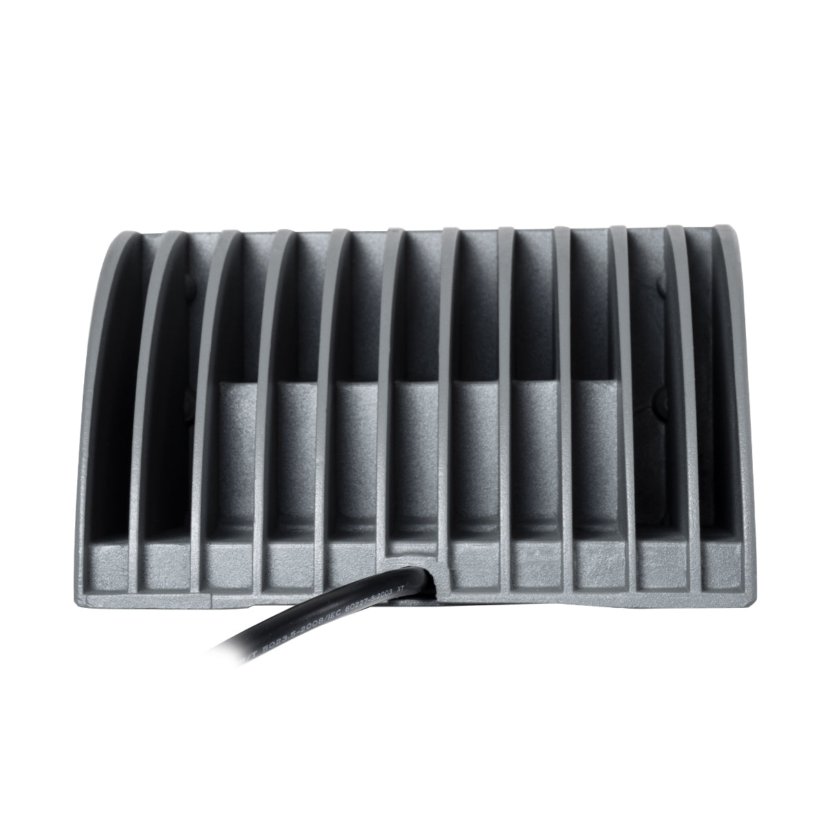 FLOOD-DENA 90486 Επιτοίχιος Προβολέας Wall Washer για Φωτισμό Κτιρίων - Απλίκα & Δαπέδου LED 16W 1520lm 5° DC 24V Αδιάβροχο IP67 Μ15.5 x Π13 x Υ9.1cm Φυσικό Λευκό 4500K - Γκρι Ανθρακί