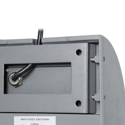 FLOOD-DENA 90486 Επιτοίχιος Προβολέας Wall Washer για Φωτισμό Κτιρίων - Απλίκα & Δαπέδου LED 16W 1520lm 5° DC 24V Αδιάβροχο IP67 Μ15.5 x Π13 x Υ9.1cm Φυσικό Λευκό 4500K - Γκρι Ανθρακί