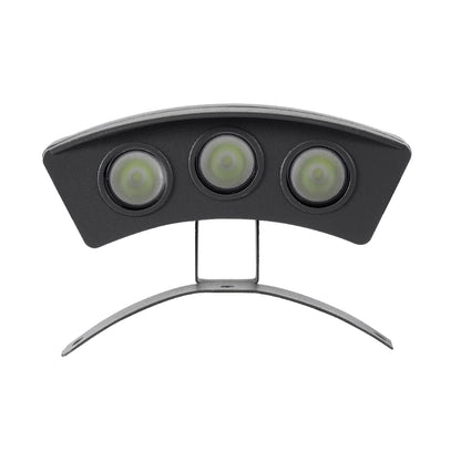 TREELIGHT-PLANTE 90517 Κυρτή Μπάρα Φωτισμού Wall Washer για Φυτά - Δέντρα LED 3W 255lm 15° DC 24V Αδιάβροχο IP65 Πράσινο Dimmable - Γκρι Ανθρακί - Μ11 x Π3 x Υ8