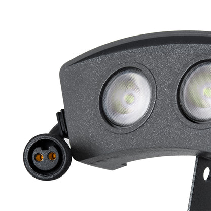 TREELIGHT-PLANTE 90517 Κυρτή Μπάρα Φωτισμού Wall Washer για Φυτά - Δέντρα LED 3W 255lm 15° DC 24V Αδιάβροχο IP65 Πράσινο Dimmable - Γκρι Ανθρακί - Μ11 x Π3 x Υ8