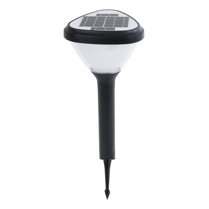 SOLARMIS 90521 LED Solar Bollard Light Κολωνάκι Κήπου Εξωτερικού Χώρου 10W 180lm 120° με Ενσωματωμένο Φωτοβολταϊκό Panel 6V 5W & Επαναφορτιζόμενη Μπαταρία Li-ion 3.2V 6000mAh με Αισθητήρα Ημέρας-Νύχτας - Αδιάβροχο IP65 Φ26 x Υ60cm Ψυχρό Λευκό 6000K