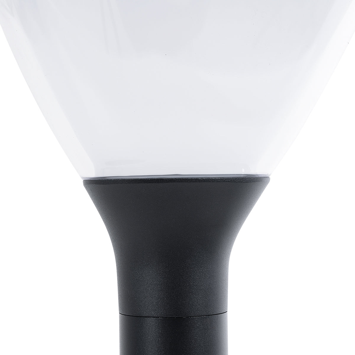 SOLARMIS 90521 LED Solar Bollard Light Κολωνάκι Κήπου Εξωτερικού Χώρου 10W 180lm 120° με Ενσωματωμένο Φωτοβολταϊκό Panel 6V 5W & Επαναφορτιζόμενη Μπαταρία Li-ion 3.2V 6000mAh με Αισθητήρα Ημέρας-Νύχτας - Αδιάβροχο IP65 Φ26 x Υ60cm Ψυχρό Λευκό 6000K