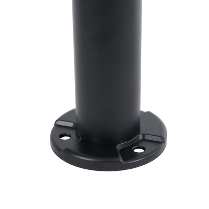 SOLARMIS 90521 LED Solar Bollard Light Κολωνάκι Κήπου Εξωτερικού Χώρου 10W 180lm 120° με Ενσωματωμένο Φωτοβολταϊκό Panel 6V 5W & Επαναφορτιζόμενη Μπαταρία Li-ion 3.2V 6000mAh με Αισθητήρα Ημέρας-Νύχτας - Αδιάβροχο IP65 Φ26 x Υ60cm Ψυχρό Λευκό 6000K