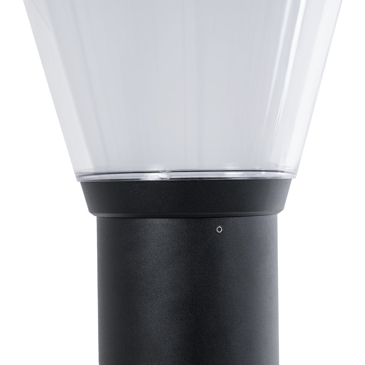 SOLARDIS 90523 LED Solar Bollard Light Κολωνάκι Κήπου Εξωτερικού Χώρου 10W 180lm 120° με Ενσωματωμένο Φωτοβολταϊκό Panel 6V 5W & Επαναφορτιζόμενη Μπαταρία Li-ion 3.2V 6000mAh με Αισθητήρα Ημέρας-Νύχτας - Αδιάβροχο IP65 Φ24 x Υ88cm Ψυχρό Λευκό 6000K
