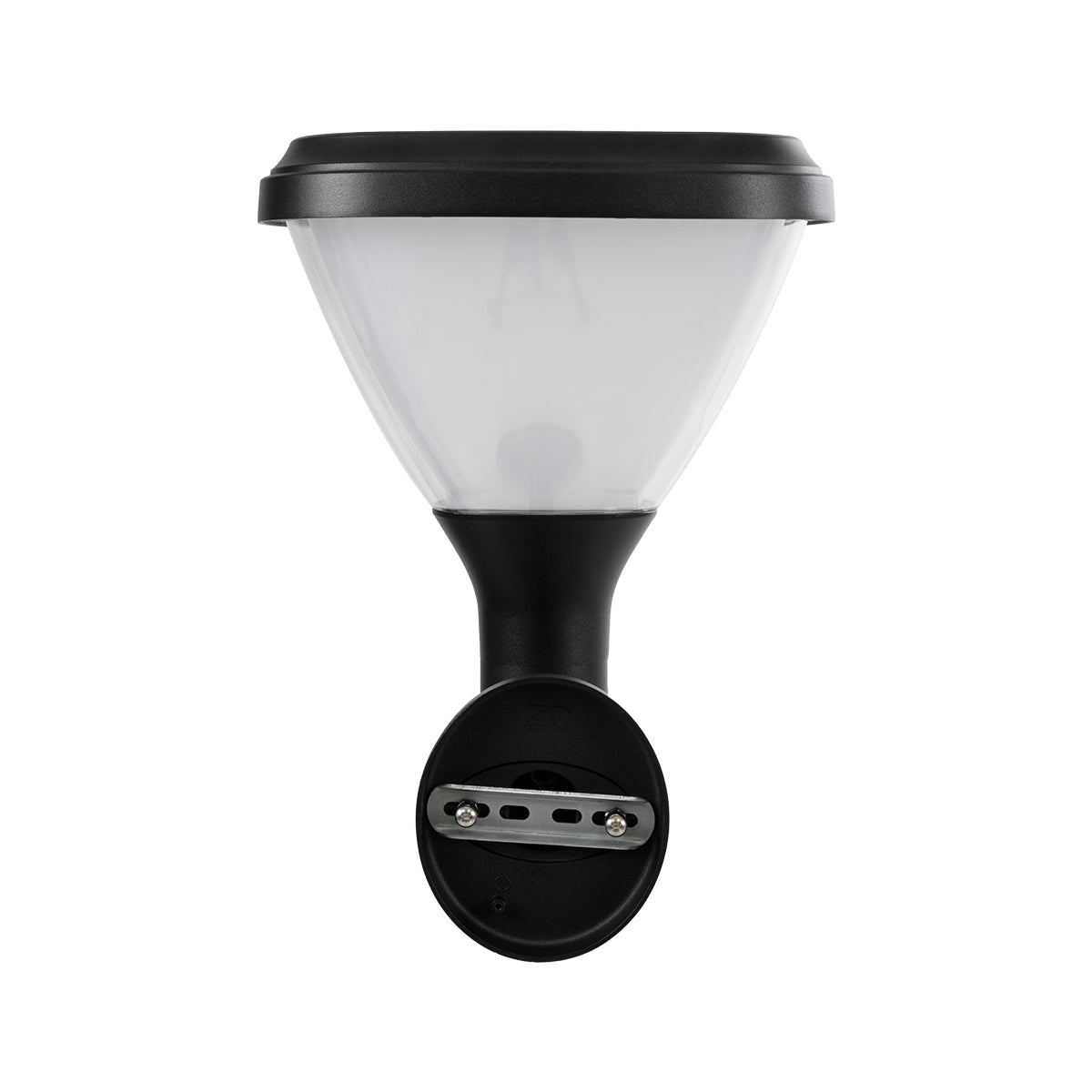 NATURE 90526 Φωτιστικό Κολωνάκι Κήπου LED 10W 330lm 120° με Ενσωματωμένο Φωτοβολταϊκό Panel 6V 2W & Επαναφορτιζόμενη Μπαταρία Li-ion 3.2V 1800mAh με Αισθητήρα Ημέρας-Νύχτας Αδιάβροχο IP65 Ψυχρό Λευκό 6000K - Γκρι Ανθρακί - Μ26 x Π29 x Υ36cm