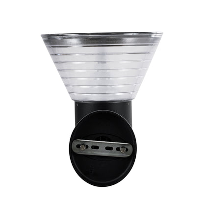 VEGGIE 90530 Φωτιστικό Κολωνάκι Κήπου LED 10W 330lm 120° με Ενσωματωμένο Φωτοβολταϊκό Panel 6V 2W & Επαναφορτιζόμενη Μπαταρία Li-ion 3.2V 1800mAh με Αισθητήρα Ημέρας-Νύχτας Αδιάβροχο IP65 Ψυχρό Λευκό 6000K - Γκρι Ανθρακί - Μ23 x Π30 x Υ25cm