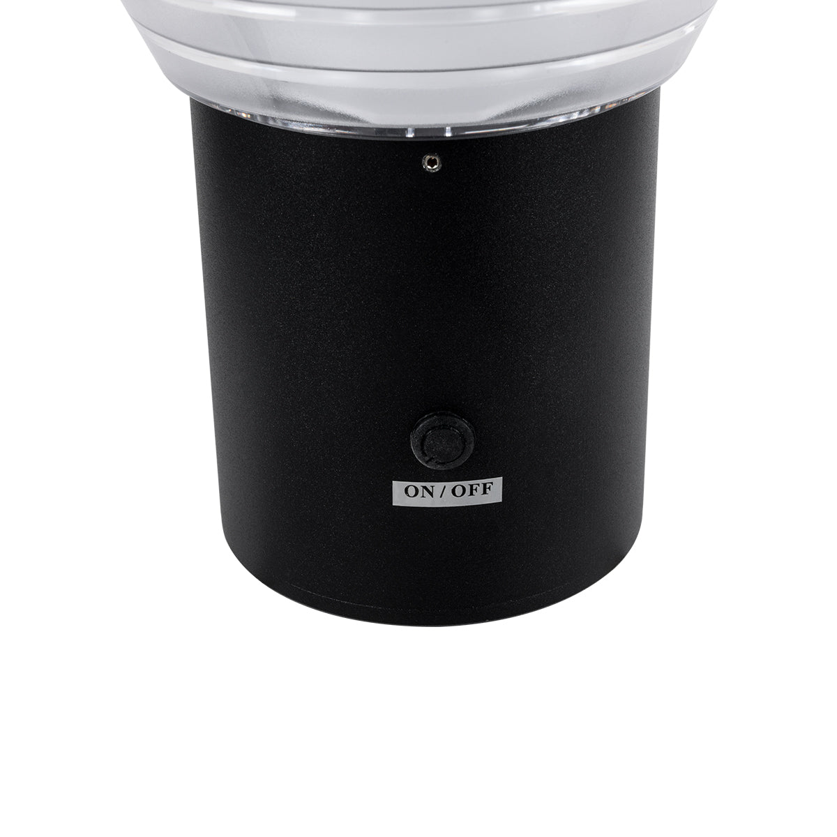 VEGGIE 90530 Φωτιστικό Κολωνάκι Κήπου LED 10W 330lm 120° με Ενσωματωμένο Φωτοβολταϊκό Panel 6V 2W & Επαναφορτιζόμενη Μπαταρία Li-ion 3.2V 1800mAh με Αισθητήρα Ημέρας-Νύχτας Αδιάβροχο IP65 Ψυχρό Λευκό 6000K - Γκρι Ανθρακί - Μ23 x Π30 x Υ25cm