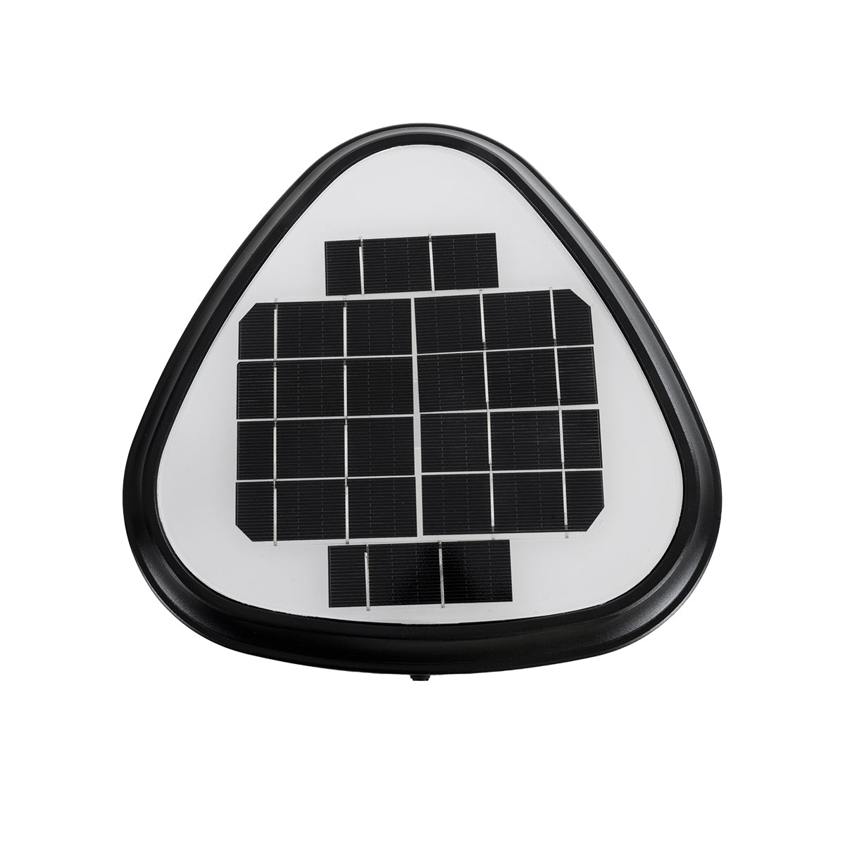 NATURE 90532 Φωτιστικό Κολωνάκι Κήπου LED 10W 500lm 120° με Ενσωματωμένο Φωτοβολταϊκό Panel 6V 2W & Επαναφορτιζόμενη Μπαταρία Li-ion 3.2V 8000mAh με Αισθητήρα Ημέρας-Νύχτας Αδιάβροχο IP65 Ψυχρό Λευκό 6000K - Γκρι Ανθρακί - Μ26 x Π26 x Υ30