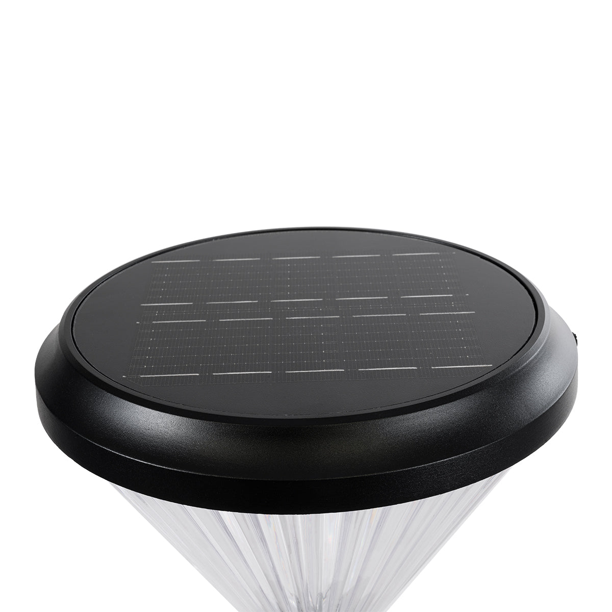 SHARP 90533 Φωτιστικό Κολωνάκι Κήπου LED 10W 500lm 120° με Ενσωματωμένο Φωτοβολταϊκό Panel 6V 2W & Επαναφορτιζόμενη Μπαταρία Li-ion 3.2V 8000mAh με Αισθητήρα Ημέρας-Νύχτας Αδιάβροχο IP65 Ψυχρό Λευκό 6000K - Γκρι Ανθρακί - Μ26 x Π26 x Υ33