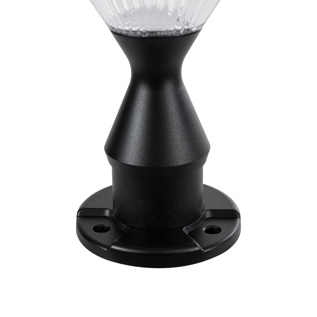 SHARP 90533 Φωτιστικό Κολωνάκι Κήπου LED 10W 500lm 120° με Ενσωματωμένο Φωτοβολταϊκό Panel 6V 2W & Επαναφορτιζόμενη Μπαταρία Li-ion 3.2V 8000mAh με Αισθητήρα Ημέρας-Νύχτας Αδιάβροχο IP65 Ψυχρό Λευκό 6000K - Γκρι Ανθρακί - Μ26 x Π26 x Υ33