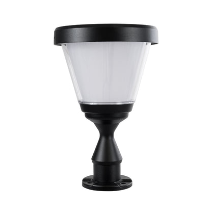 ARVENT 90534 Φωτιστικό Κολωνάκι Κήπου LED 10W 500lm 120° με Ενσωματωμένο Φωτοβολταϊκό Panel 6V 2W & Επαναφορτιζόμενη Μπαταρία Li-ion 3.2V 8000mAh με Αισθητήρα Ημέρας-Νύχτας Αδιάβροχο IP65 Ψυχρό Λευκό 6000K - Γκρι Ανθρακί - Μ24 x Π24 x Υ36