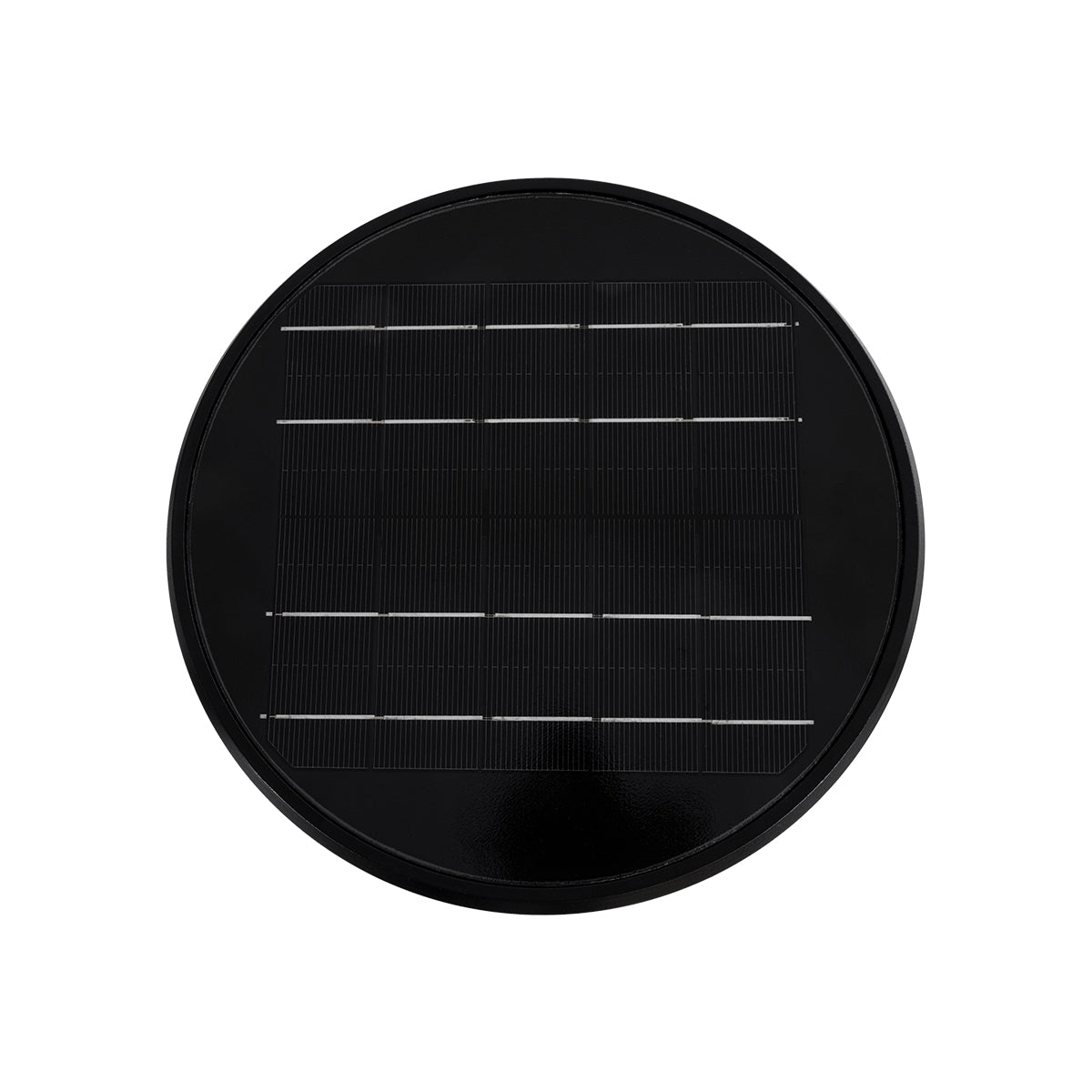 ARVENT 90534 Φωτιστικό Κολωνάκι Κήπου LED 10W 500lm 120° με Ενσωματωμένο Φωτοβολταϊκό Panel 6V 2W & Επαναφορτιζόμενη Μπαταρία Li-ion 3.2V 8000mAh με Αισθητήρα Ημέρας-Νύχτας Αδιάβροχο IP65 Ψυχρό Λευκό 6000K - Γκρι Ανθρακί - Μ24 x Π24 x Υ36