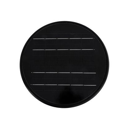 ARVENT 90534 Φωτιστικό Κολωνάκι Κήπου LED 10W 500lm 120° με Ενσωματωμένο Φωτοβολταϊκό Panel 6V 2W & Επαναφορτιζόμενη Μπαταρία Li-ion 3.2V 8000mAh με Αισθητήρα Ημέρας-Νύχτας Αδιάβροχο IP65 Ψυχρό Λευκό 6000K - Γκρι Ανθρακί - Μ24 x Π24 x Υ36