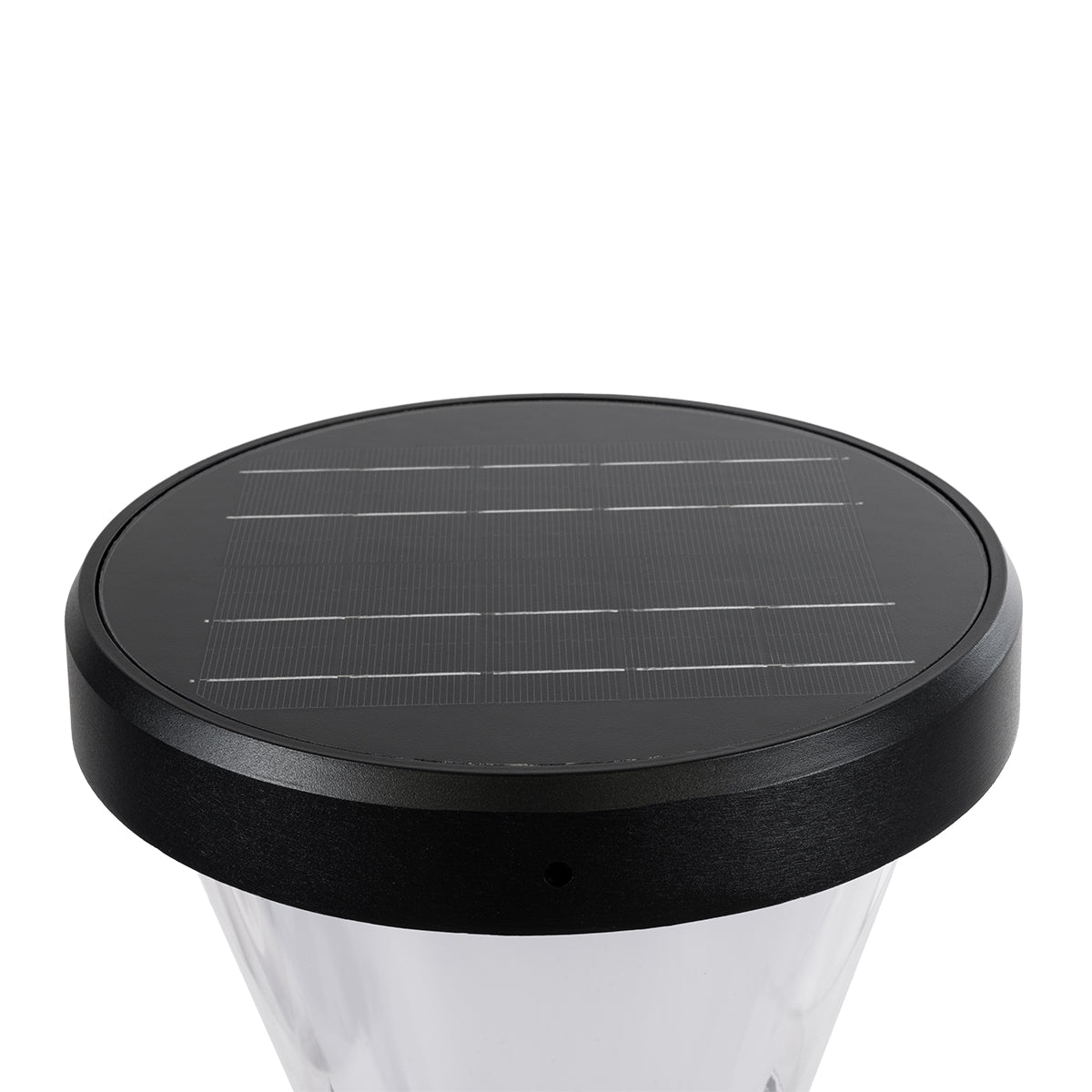 ARVENT 90534 Φωτιστικό Κολωνάκι Κήπου LED 10W 500lm 120° με Ενσωματωμένο Φωτοβολταϊκό Panel 6V 2W & Επαναφορτιζόμενη Μπαταρία Li-ion 3.2V 8000mAh με Αισθητήρα Ημέρας-Νύχτας Αδιάβροχο IP65 Ψυχρό Λευκό 6000K - Γκρι Ανθρακί - Μ24 x Π24 x Υ36