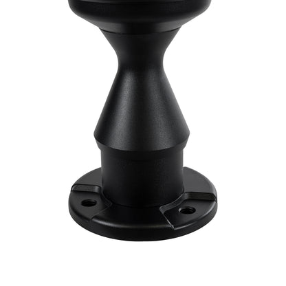 ARVENT 90534 Φωτιστικό Κολωνάκι Κήπου LED 10W 500lm 120° με Ενσωματωμένο Φωτοβολταϊκό Panel 6V 2W & Επαναφορτιζόμενη Μπαταρία Li-ion 3.2V 8000mAh με Αισθητήρα Ημέρας-Νύχτας Αδιάβροχο IP65 Ψυχρό Λευκό 6000K - Γκρι Ανθρακί - Μ24 x Π24 x Υ36