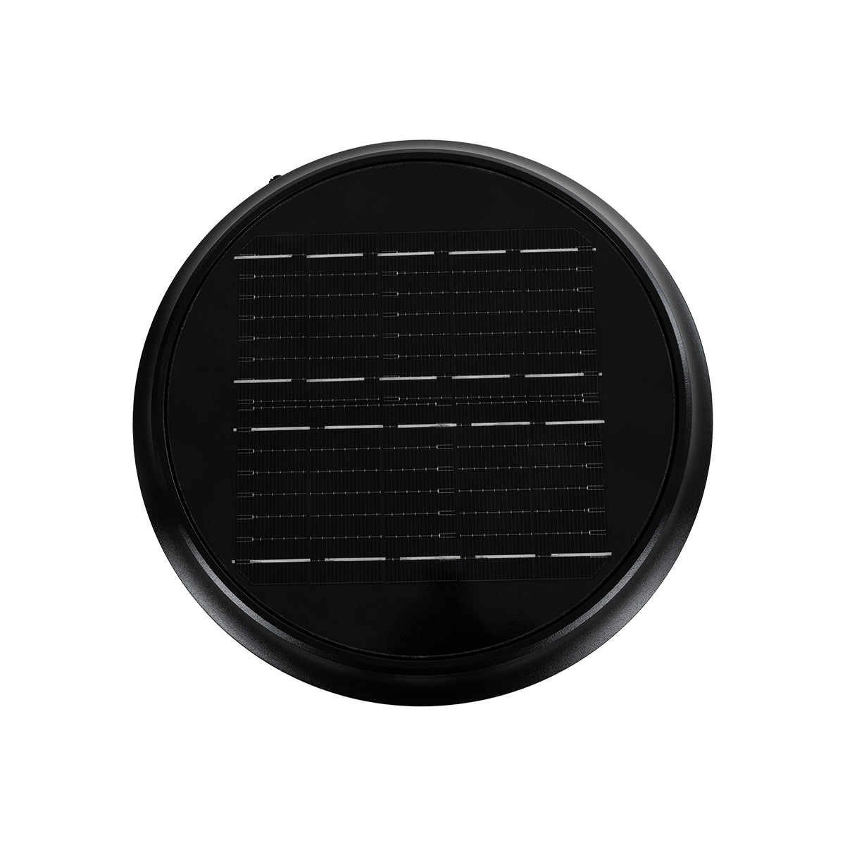 WHISPER 90535 Φωτιστικό Κολωνάκι Κήπου LED 10W 500lm 120° με Ενσωματωμένο Φωτοβολταϊκό Panel 6V 2W & Επαναφορτιζόμενη Μπαταρία Li-ion 3.2V 1800mAh με Αισθητήρα Ημέρας-Νύχτας Αδιάβροχο IP65 Ψυχρό Λευκό 6000K - Sanan SMD Chip - Γκρι Ανθρακί - Μ25 x Π25 x 28