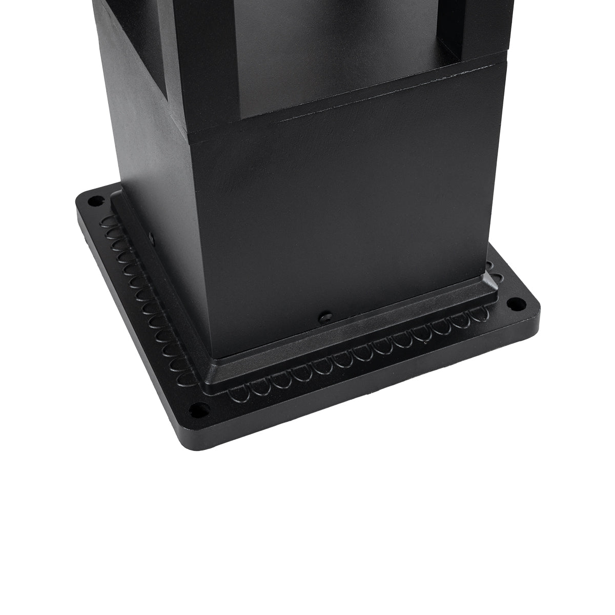 HONEYBEE 90537 Φωτιστικό Κολωνάκι Κήπου LED 10W 500lm 120° με Ενσωματωμένο Φωτοβολταϊκό Panel 6V 2W & Επαναφορτιζόμενη Μπαταρία Li-ion 3.2V 4000mAh με Αισθητήρα Ημέρας-Νύχτας Αδιάβροχο IP65 Ψυχρό Λευκό 6000K - Γκρι Ανθρακί - Μ20 x Π20 x Υ60