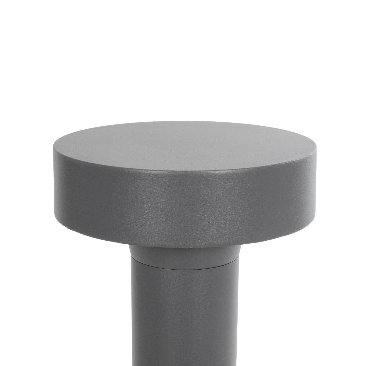 KIPASIO 90540 Φωτιστικό Κολωνάκι Κήπου LED 15W 1500lm 60° AC 220-240V Αδιάβροχο IP65 Θερμό Λευκό 2700K - Γκρι Ανθρακί - Μ15 x Π15 x Υ58