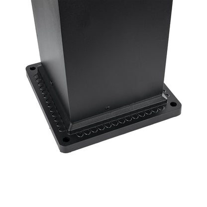 HONEYBEE 90541 Φωτιστικό Κολωνάκι Κήπου LED 15W 1500lm 120° AC 220-240V Αδιάβροχο IP65 Θερμό Λευκό 2700K - Γκρι Ανθρακί - Μ20 x Π20 x Υ60